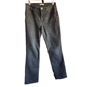 Riders by Lee Classic Fit Straight Leg Black Pants Size 12L